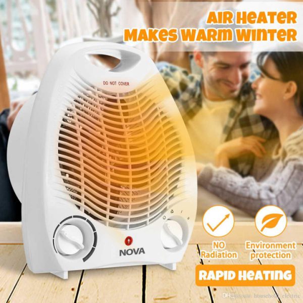 NOVA 2000W Room Heater for Indoor Use, 3 Heat Settings, Fan- Model No= 103 - Image 3